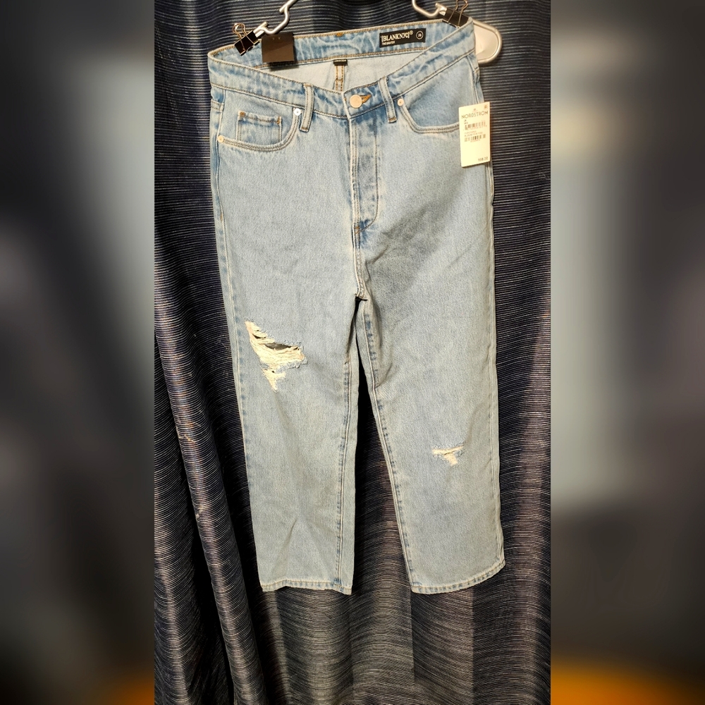NWT BlankNyc Ribcage Straight Leg size 28
